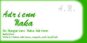 adrienn maka business card